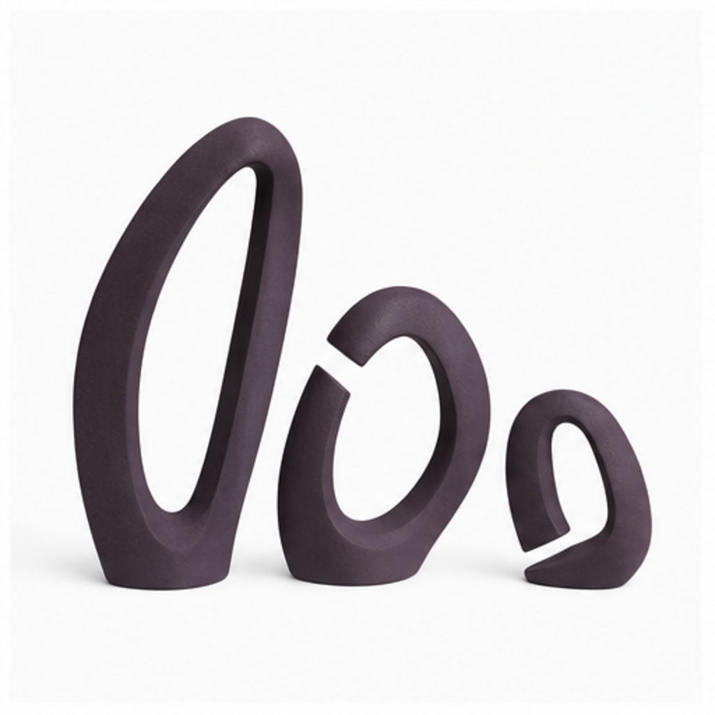 Vuoto Set di Oggetti Decorativi