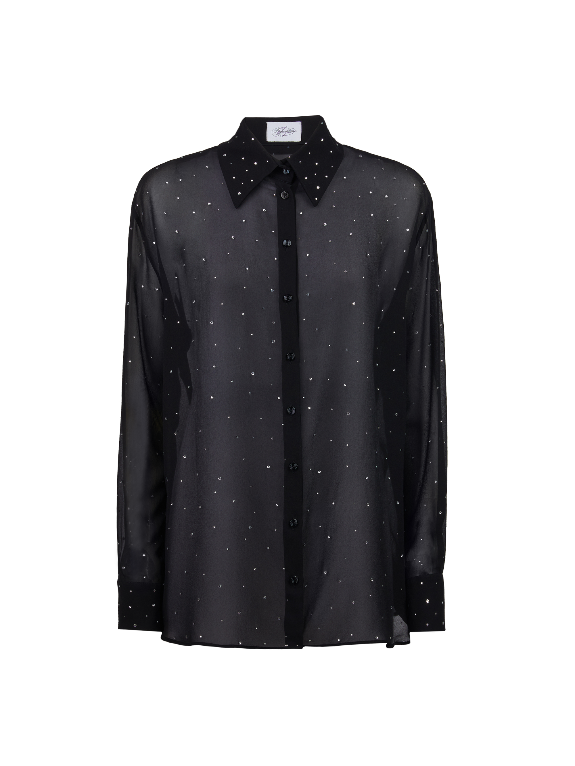 BOXY SHIRT WITH CRISTAL
