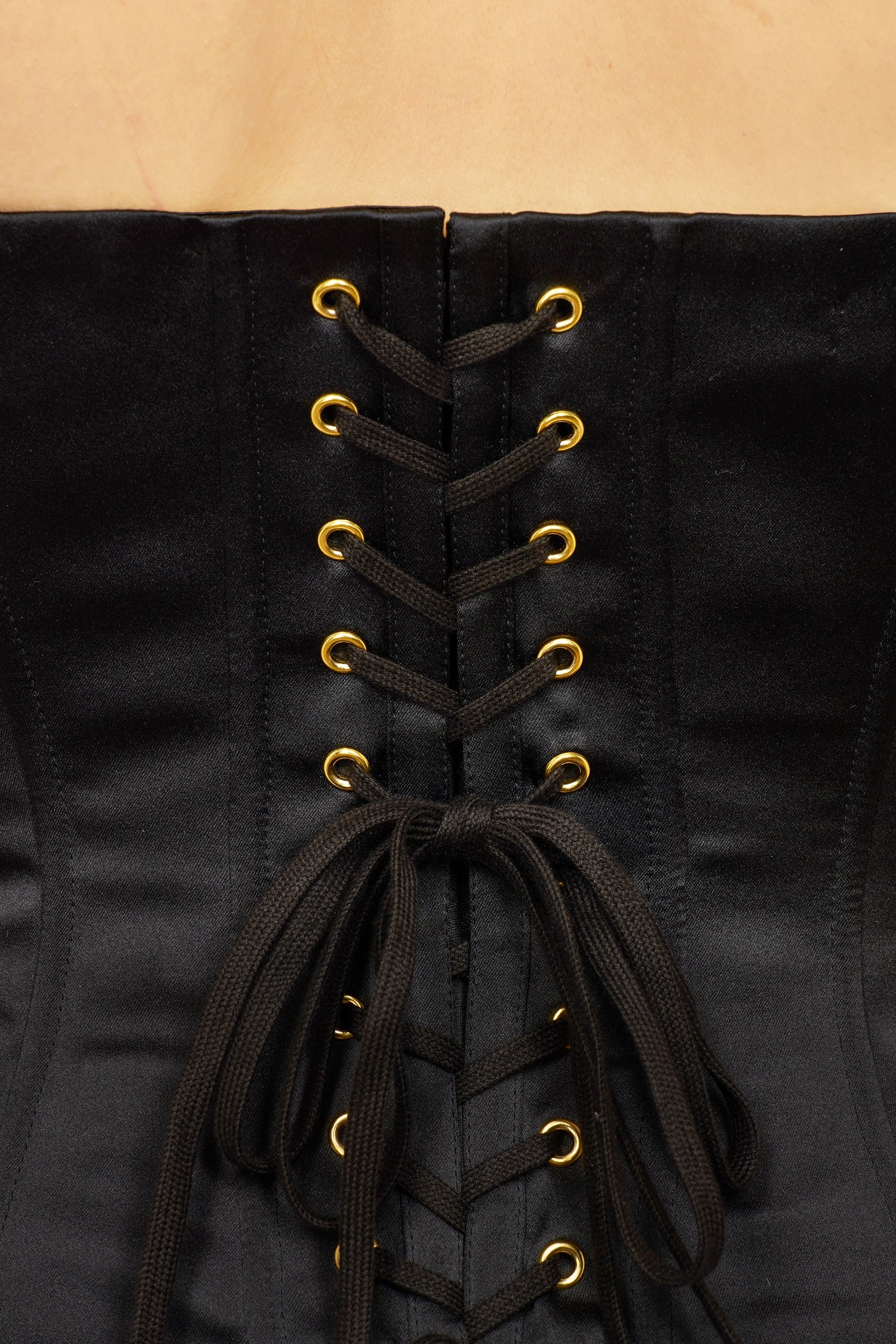 BLACK CORSET TOP